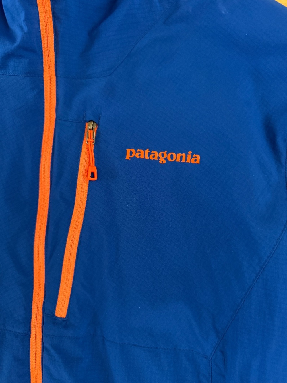 Patagonia Nano Air Light Hoodie Pullover Mens Blue Orange Size Large - Picture 5 of 15